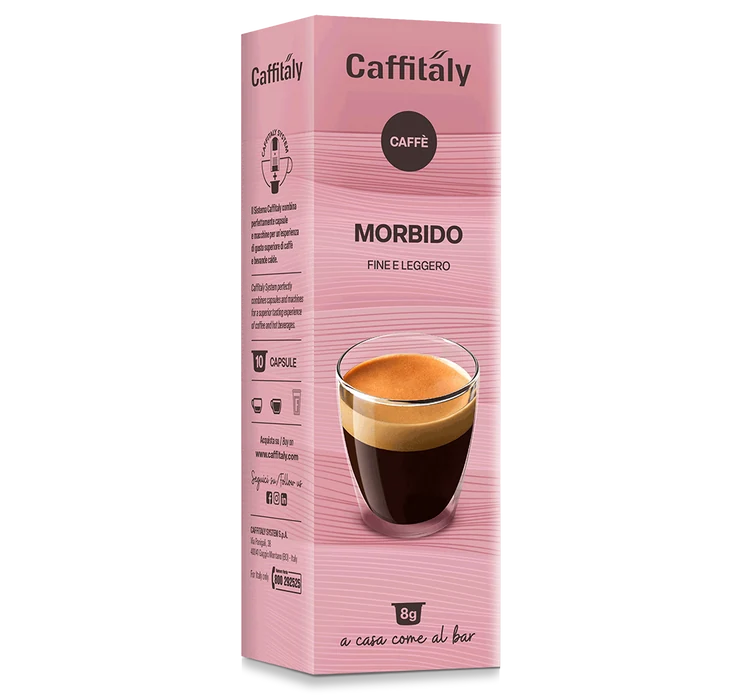 Caffitaly Morbido capsule packaging