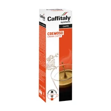 Caffitaly Cremoso Crema Caffè white and orange box of 10 capsules