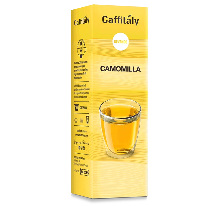 Caffitaly Camomilla capsule packaging